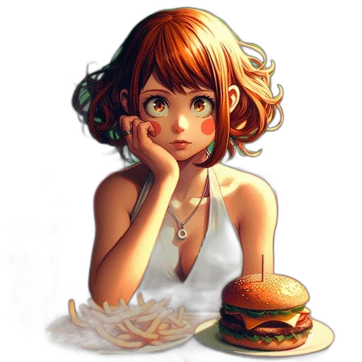 food, dress, face, jewelry transparent PNG cut-out