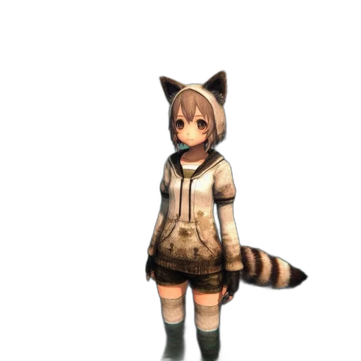 animal, creature, staff, dress transparent PNG cut-out