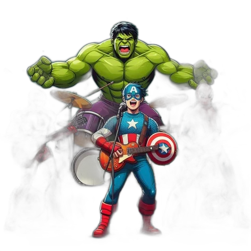 comic book art, concept art, pixel art, 3d render transparent PNG cut-out