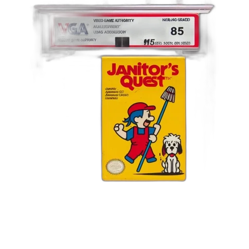 outer space, nes, cartridge, labeled transparent PNG cut-out