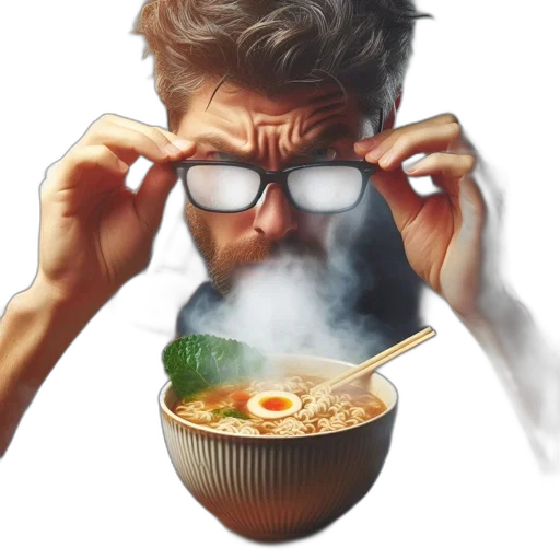 food, face, concept art, photorealistic transparent PNG cut-out