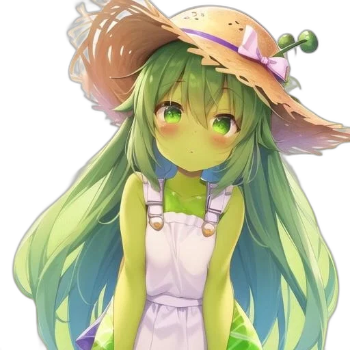 hat, staff, dress, face transparent PNG cut-out