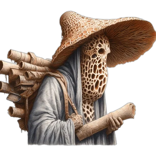 hat, staff, umbrella, weapon transparent PNG cut-out
