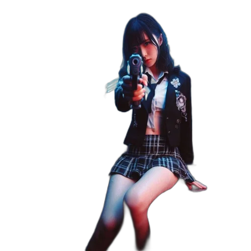 weapon, jacket, pixel art, concept art transparent PNG cut-out