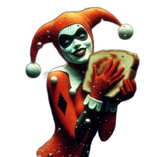 comic book art, concept art, jester-like, character transparent PNG cut-out