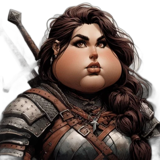 face, sword, staff, fantasy art transparent PNG cut-out