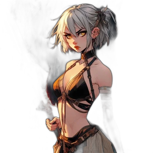staff, dress, dragon, weapon transparent PNG cut-out