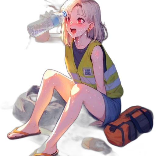 robot, bottle, weapon, creature transparent PNG cut-out
