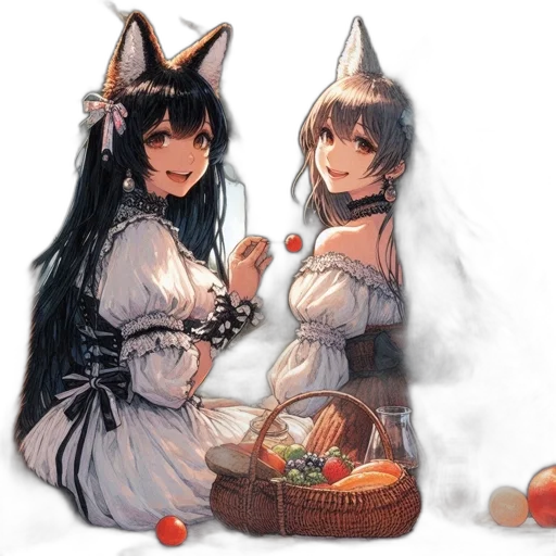 food, dress, crown, mask transparent PNG cut-out