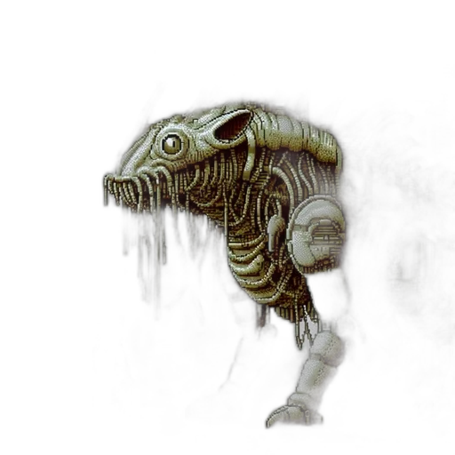 creature, dragon, animal, robot transparent PNG cut-out