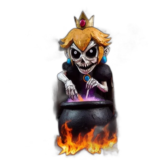 crown, mask, staff, concept art transparent PNG cut-out
