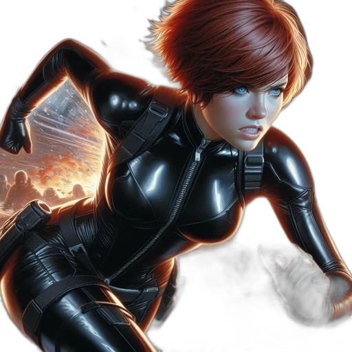 comic book art, concept art, fantasy art, photorealistic transparent PNG cut-out
