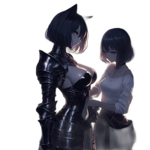 dress, robot, weapon, sword transparent PNG cut-out