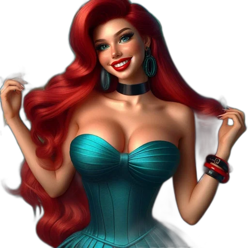 dress, jewelry, fantasy art, cartoon transparent PNG cut-out