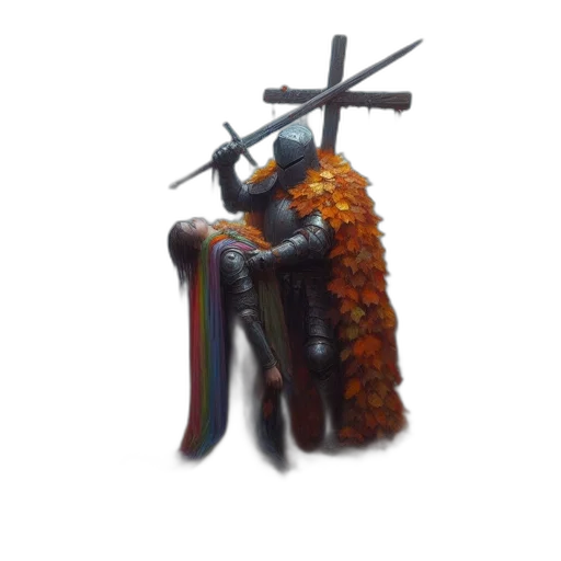 weapon, sword, staff, umbrella transparent PNG cut-out