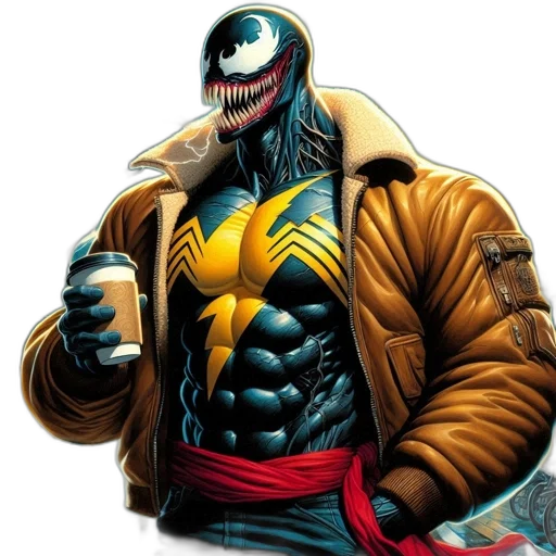 jacket, comic book art, concept art, comic transparent PNG cut-out