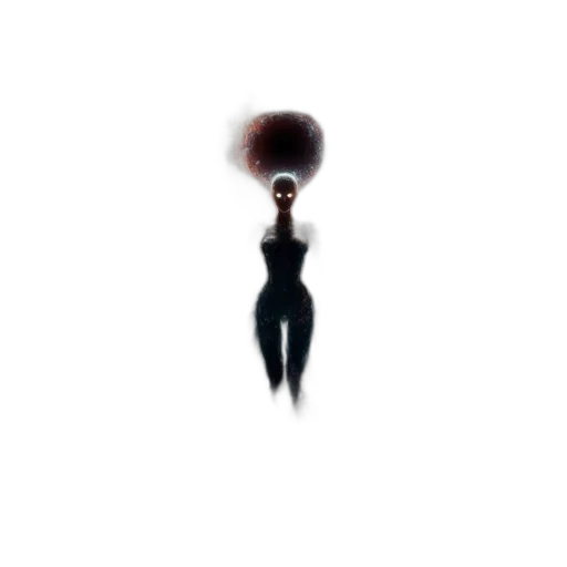 hair, dress, creature, crown transparent PNG cut-out