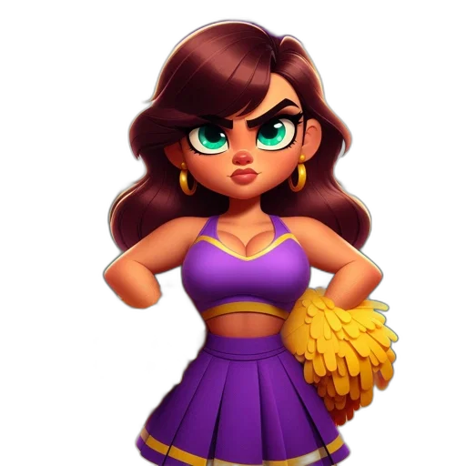 dress, cartoon, concept art, 3d render transparent PNG cut-out