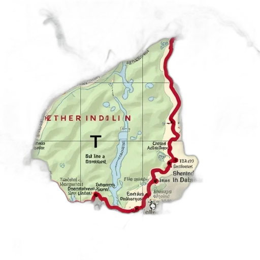 concept art, detailed, map, shenandoah transparent PNG cut-out