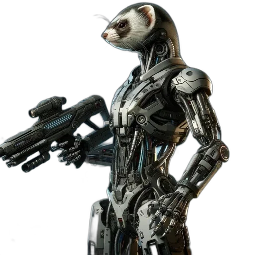 robot, animal, staff, creature transparent PNG cut-out
