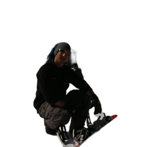 jacket, shoes, creature, staff transparent PNG cut-out