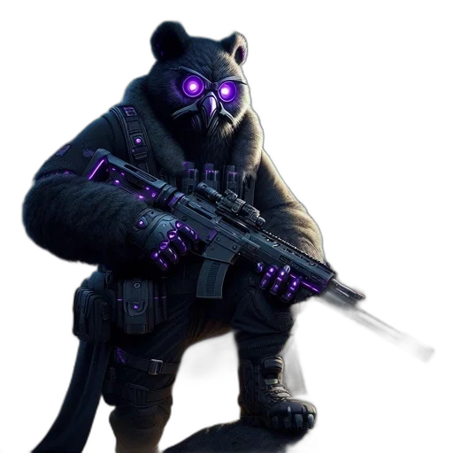 weapon, animal, staff, creature transparent PNG cut-out