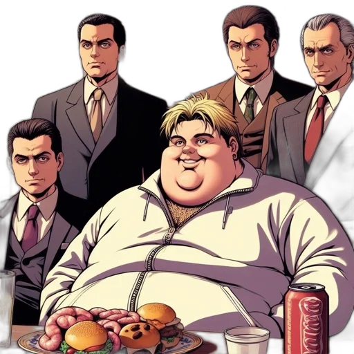 food, comic book art, concept art, cartoon transparent PNG cut-out