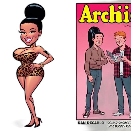 comic book art, cartoon, concept art, two transparent PNG cut-out