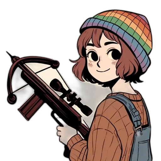 weapon, staff, hat, umbrella transparent PNG cut-out