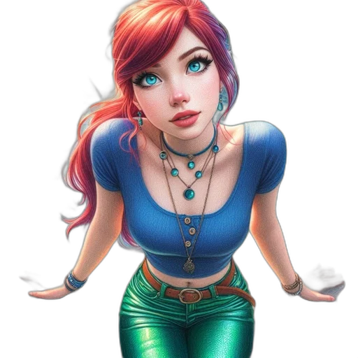 jewelry, dress, face, staff transparent PNG cut-out