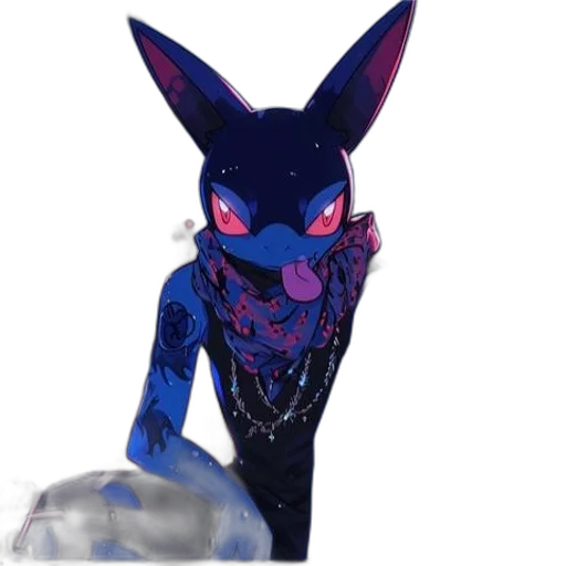 mask, creature, 3d render, concept art transparent PNG cut-out