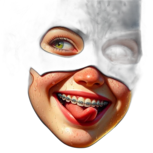 mask, face, creature, robot transparent PNG cut-out