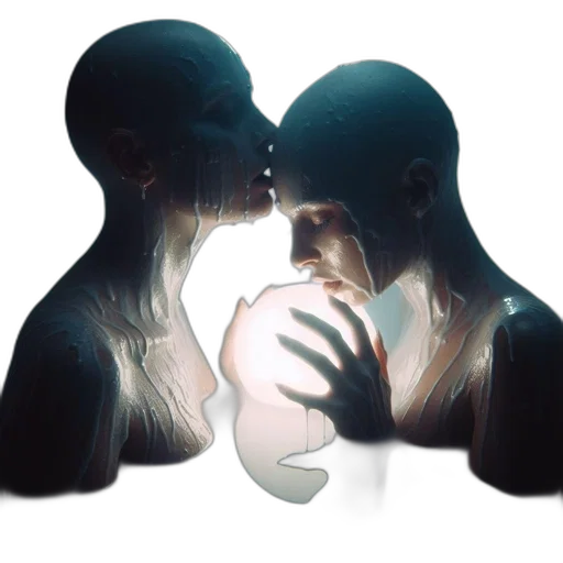 mask, bottle, jewelry, face transparent PNG cut-out