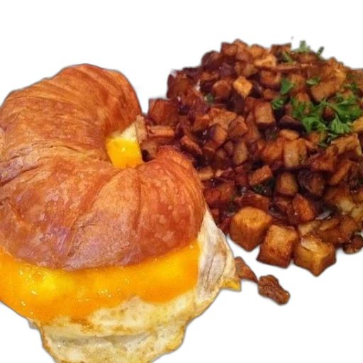 food, crown, croissant, sandwich transparent PNG cut-out