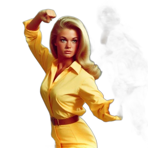 dress, jacket, staff, comic book art transparent PNG cut-out