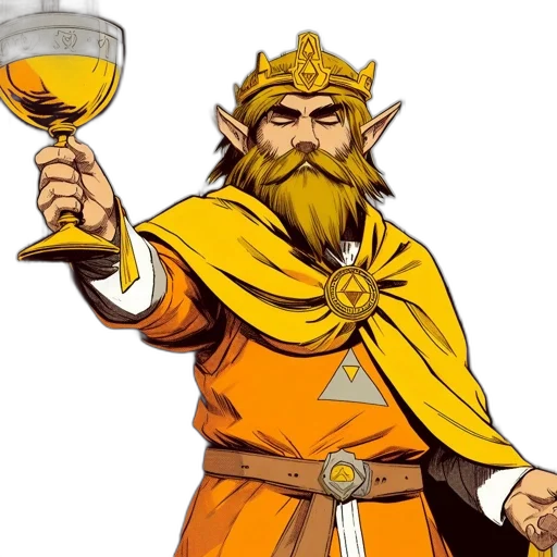 crown, fantasy art, concept art, golden transparent PNG cut-out