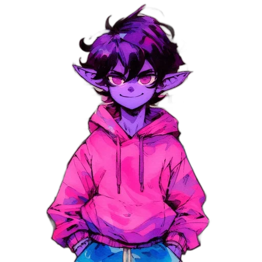 jacket, staff, creature, face transparent PNG cut-out