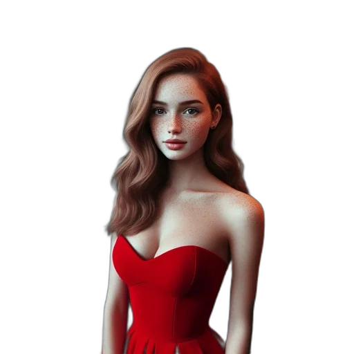 dress, jewelry, face, crown transparent PNG cut-out