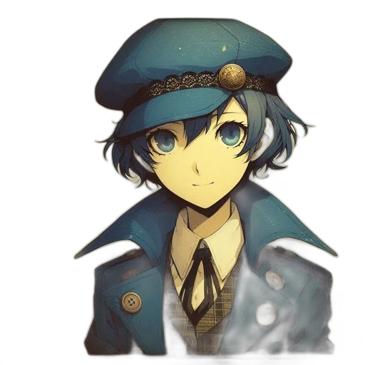 staff, hat, crown, face transparent PNG cut-out