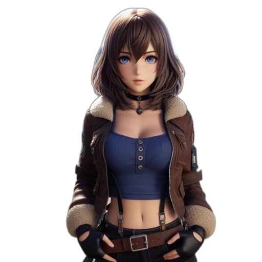 jacket, staff, weapon, concept art transparent PNG cut-out