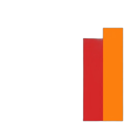 colorful, red, bar, chart transparent PNG cut-out