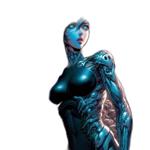 robot, jewelry, creature, dress transparent PNG cut-out
