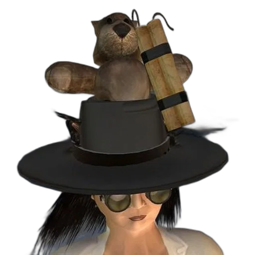 hat, staff, animal, mask transparent PNG cut-out