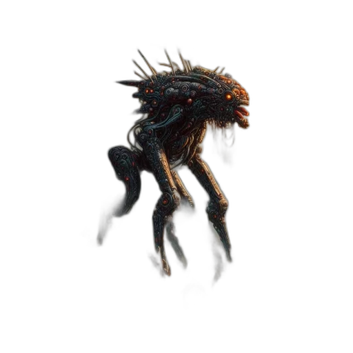 creature, animal, hair, dragon transparent PNG cut-out