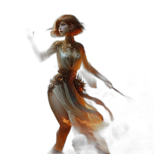 staff, dress, concept art, fantasy art transparent PNG cut-out