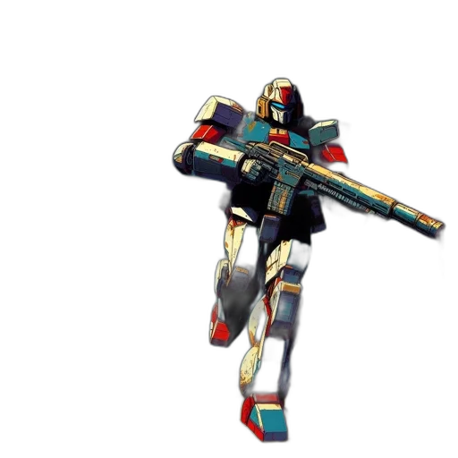 weapon, robot, sword, staff transparent PNG cut-out