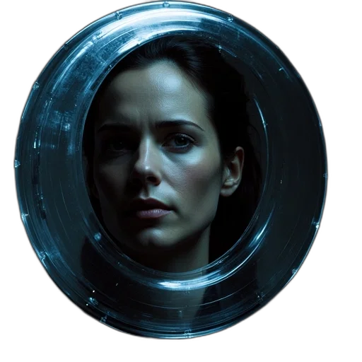 robot, face, jacket, concept art transparent PNG cut-out