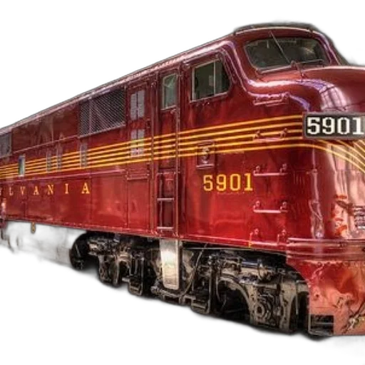 photorealistic, 3d render, red, train transparent PNG cut-out