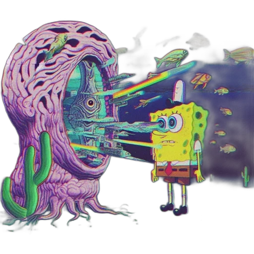 mask, creature, hair, robot transparent PNG cut-out