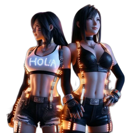 concept art, 3d render, cyberpunk, fantasy art transparent PNG cut-out